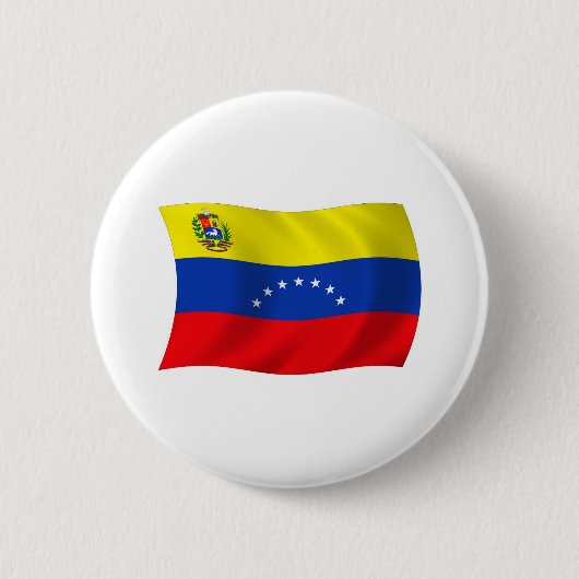 Venezolaanse Vlag Knop Ronde Button 5,7 Cm (Voorkant)