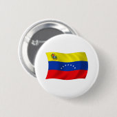 Venezolaanse Vlag Knop Ronde Button 5,7 Cm (Voorkant /achterkant)