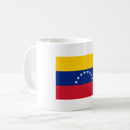 Venezolaanse vlag koffiemok (Voorkant links)