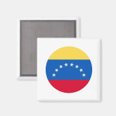 Venezolaanse vlag magneet (Voorkant / Achterkant)
