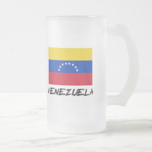 Venezolaanse vlag matglas bierpul