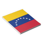Venezolaanse vlag notitieblok (Schuin)