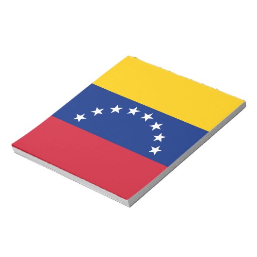 Venezolaanse vlag notitieblok (Linkerzijde)