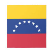 Venezolaanse vlag notitieblok (Voorkant)