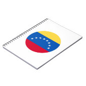Venezolaanse vlag notitieboek (Linkerzijde)