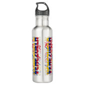 Venezolaanse vlag Patriottisch Waterfles (Achterkant)