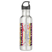 Venezolaanse vlag Patriottisch Waterfles (Voorkant)