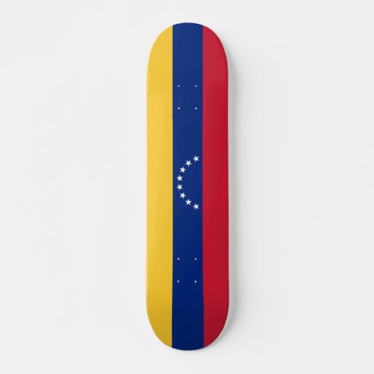 Venezolaanse vlag persoonlijk skateboard (Voorkant)