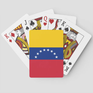 Venezolaanse vlag pokerkaarten