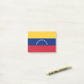 Venezolaanse vlag post-it® notes (Op bureau)