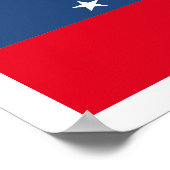 Venezolaanse vlag poster (Hoek)