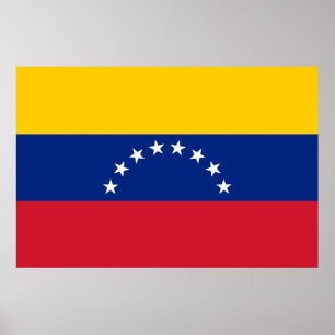 Venezolaanse vlag poster