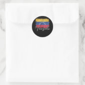 Venezolaanse vlag - Pride Roots Ronde Sticker (Tas)