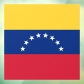 Venezolaanse vlag raamsticker (Vel 3)