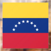 Venezolaanse vlag raamsticker (Vel 2)