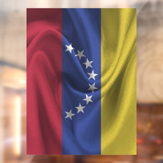 Venezolaanse vlag raamsticker (Vel 2)
