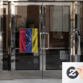 Venezolaanse vlag raamsticker (Kantoordeur)