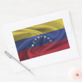 Venezolaanse vlag rechthoekige sticker (Envelop)