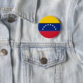 Venezolaanse vlag ronde button 5,7 cm (In situ)