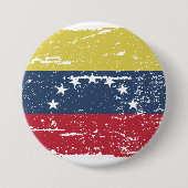 Venezolaanse vlag Ronde Button 7,6 Cm (Voorkant)