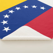 Venezolaanse vlag sherpa deken (3/4)