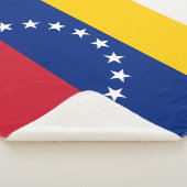 Venezolaanse vlag sherpa deken (3/4)