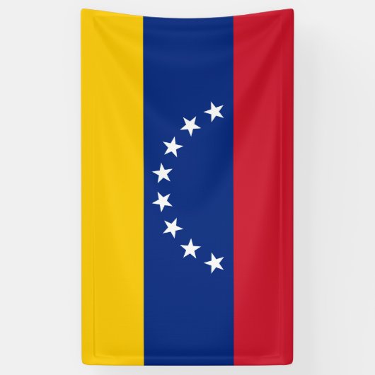 Venezolaanse vlag spandoek (Verticaal)