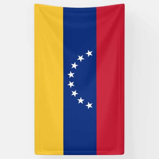 Venezolaanse vlag spandoek (Verticaal)