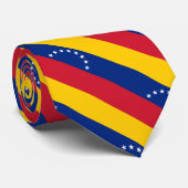 Venezolaanse vlag stropdas (Opgerold)