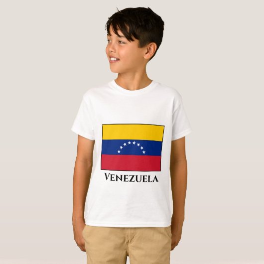 Venezolaanse vlag t-shirt (Voorkant volledig)