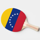 Venezolaanse vlag tafeltennisbatje (Zijkant)