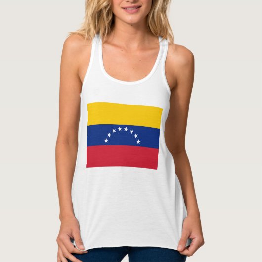 Venezolaanse vlag tanktop (Voorkant)