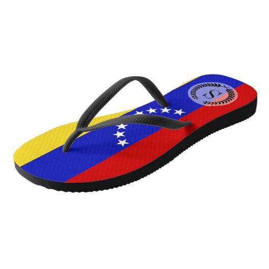 Venezolaanse vlag teenslippers (Schuin)