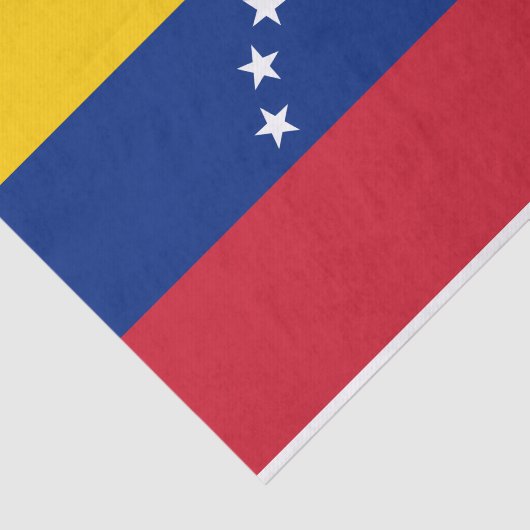 Venezolaanse vlag tissuepapier (Detail)