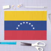 Venezolaanse vlag tissuepapier (Craft)