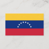 Venezolaanse vlag visitekaartje (Voorkant)