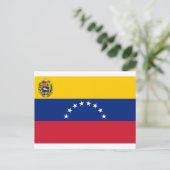 Venezolaanse vlag, Vlag van Venezuela Briefkaart (Staand voorkant)
