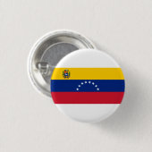 Venezolaanse vlag, Vlag van Venezuela Ronde Button 3,2 Cm (Voorkant /achterkant)