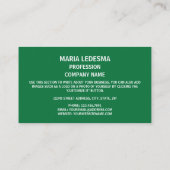 Venezolaanse vlag, Vlag van Venezuela Visitekaartje (Achterkant)