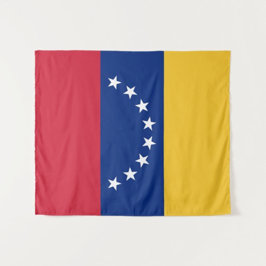 Venezolaanse vlag wandkleed (Voorkant (horizontaal))