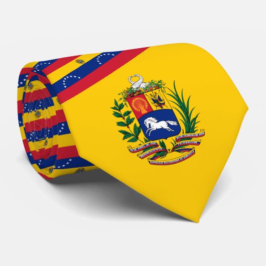 Venezolaanse Vlag & Wapen, Vlag van Venezuela Stropdas (Opgerold)