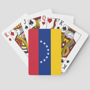 Venezolaanse vlagspelkaarten pokerkaarten