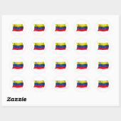 Venezolaanse Vlagsticker Ronde Sticker (Vel)
