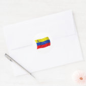 Venezolaanse Vlagsticker Ronde Sticker (Envelop)