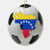 Venezolaanse voetbalornament keramisch ornament (Links)