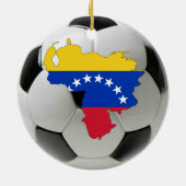 Venezolaanse voetbalornament keramisch ornament (Achterkant)
