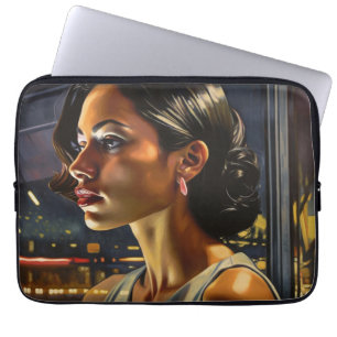 Venezolaanse vrouw in een Miami Nightclub die schi Laptop Sleeve