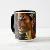 Venezolaanse vrouw in een Miami Nightclub die schi Mok (Voorkant links)