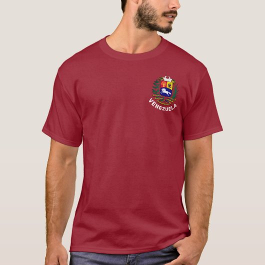 Venezolaanse wapenmantel t-shirt (Voorkant)