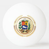 Venezolaanse wapenstilstand pingpongbal (Voorkant)